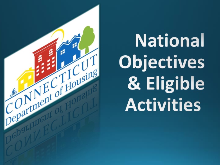 national objectives eligible activities