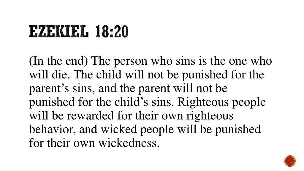ezekiel 18 20