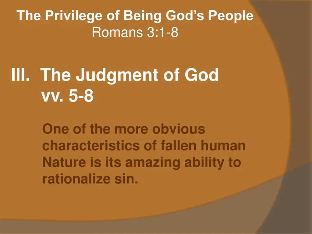 the privilege of being god s people romans 3 1 8 2