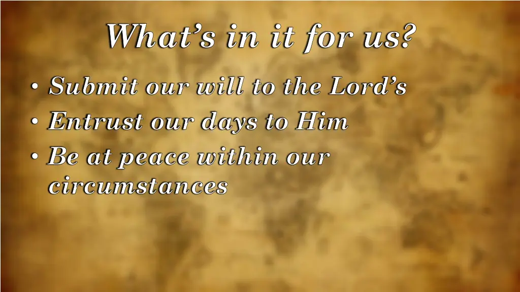 what s in it for us