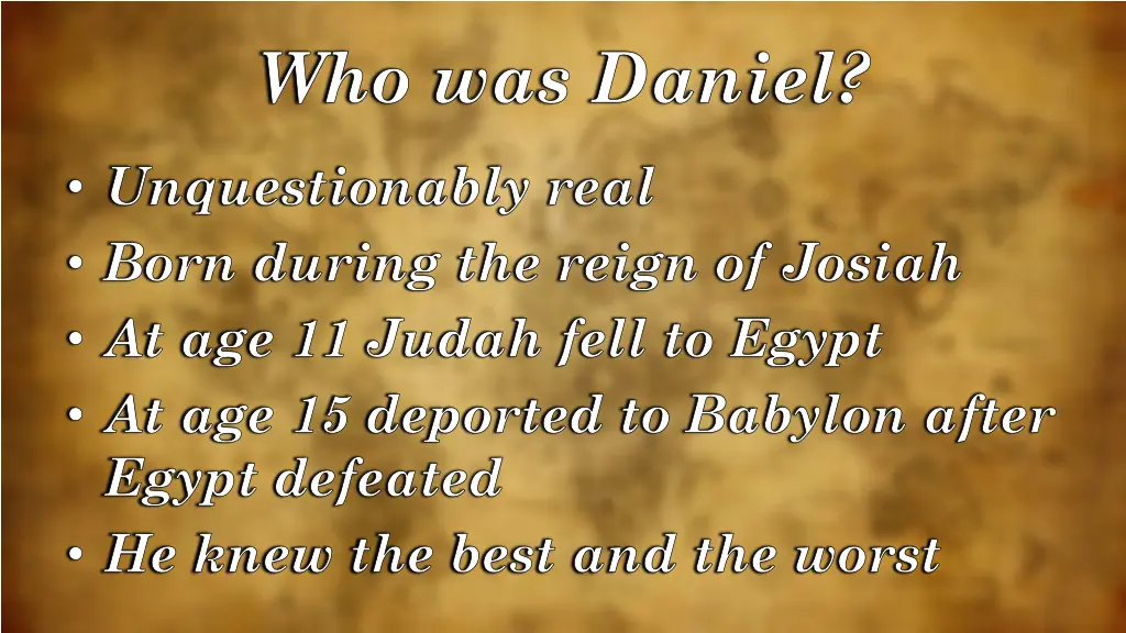 who was daniel