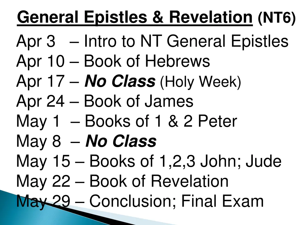 general epistles revelation nt6 apr 3 intro