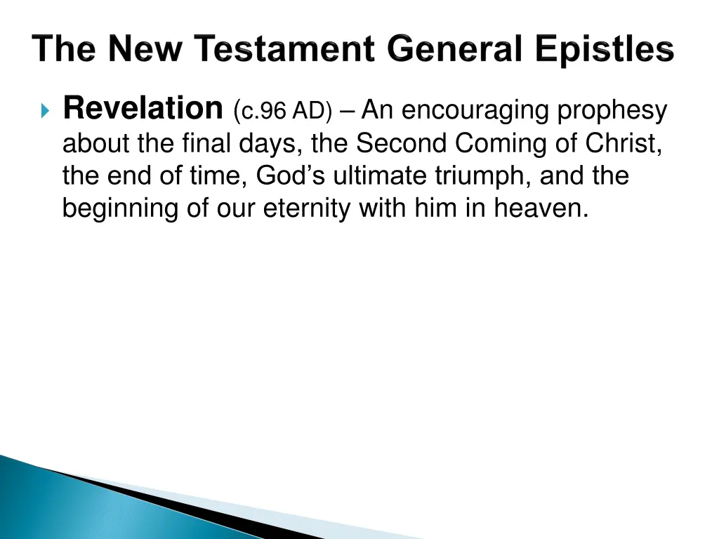 revelation c 96 ad an encouraging prophesy about