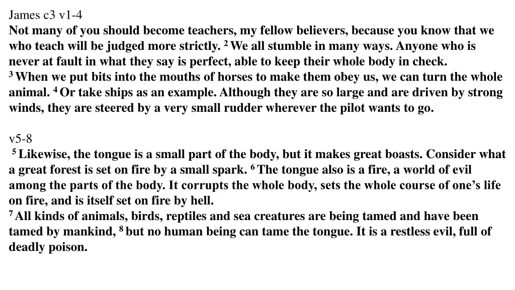 james c3 v1 4 not many of you should become