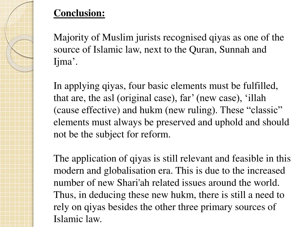 conclusion
