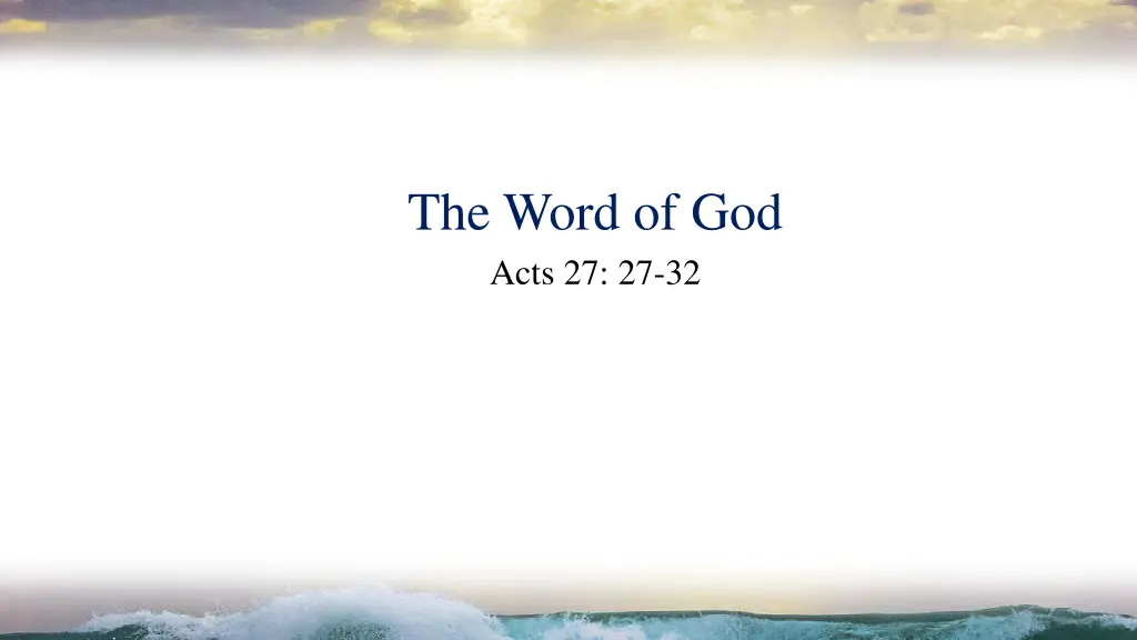 the word of god 1