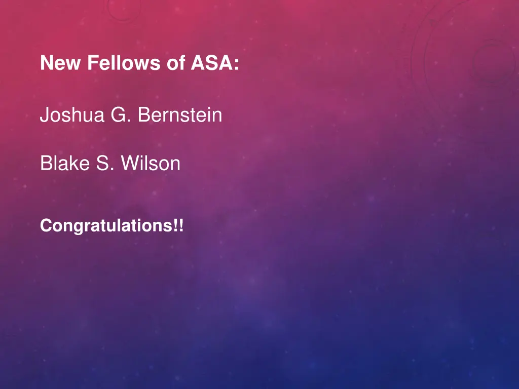 new fellows of asa