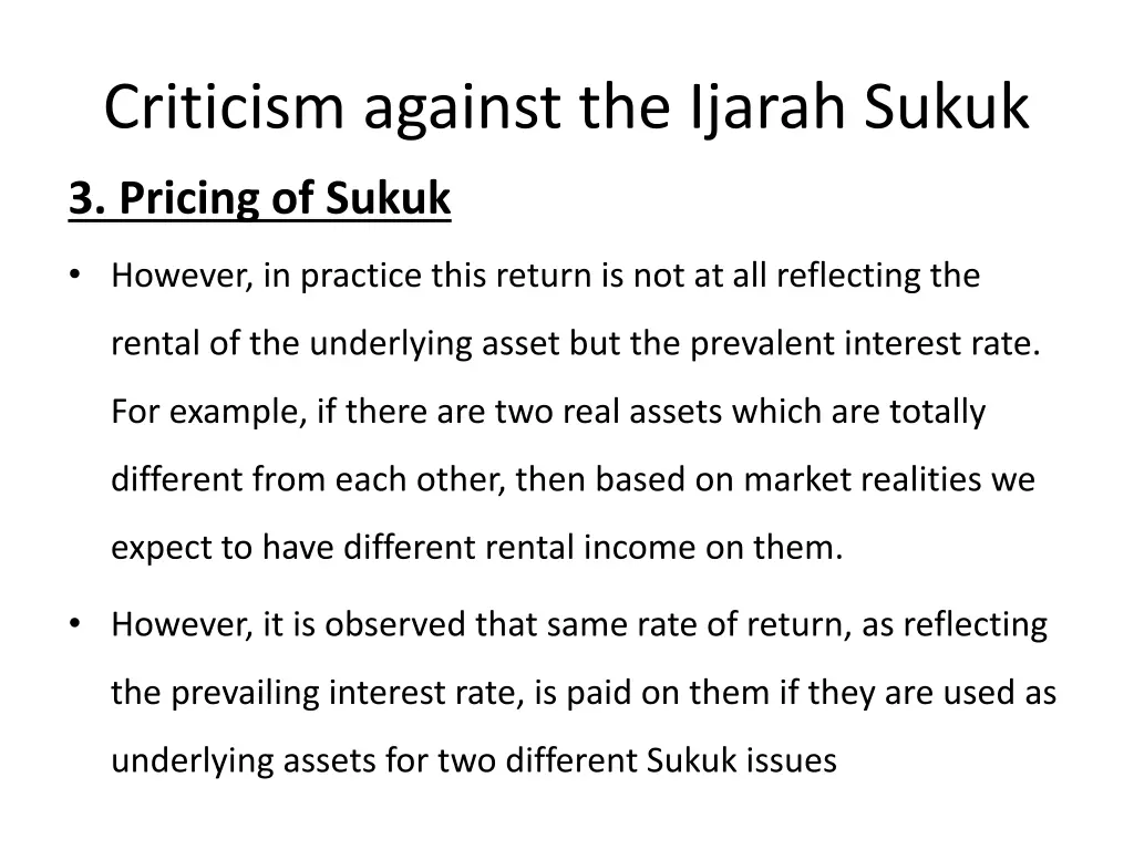 criticism against the ijarah sukuk 4