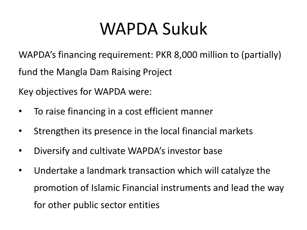 wapda sukuk