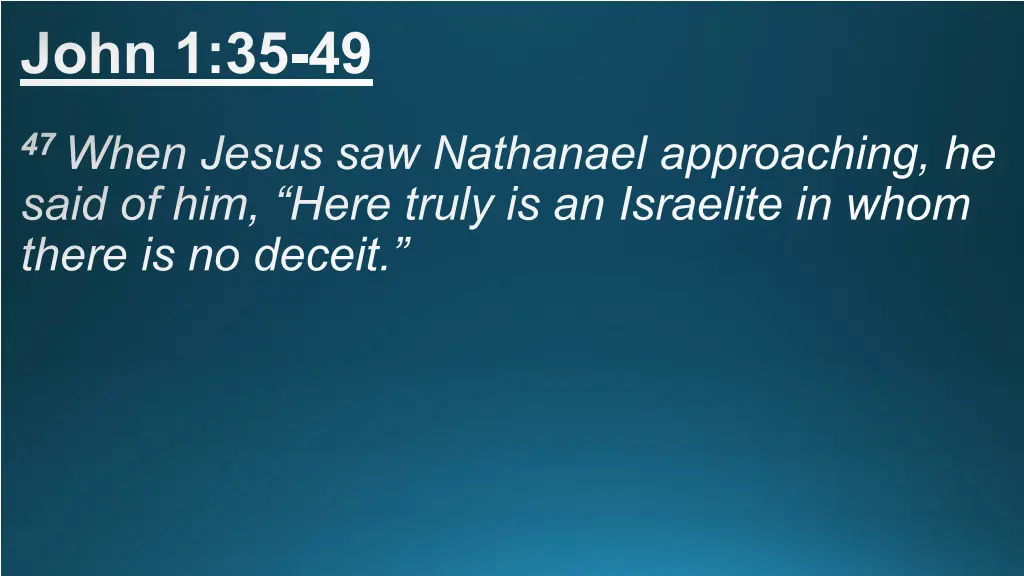 john 1 35 49 1