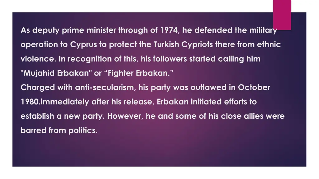 as deputy prime minister through of 1974