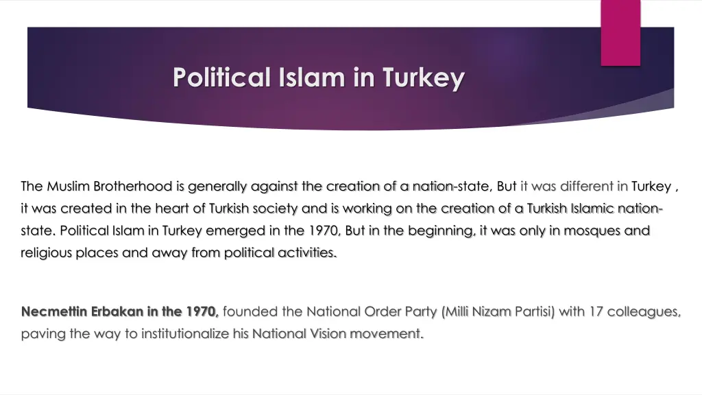 political islam in turkey