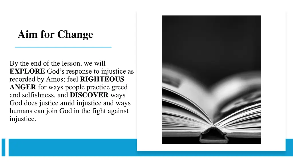 aim for change