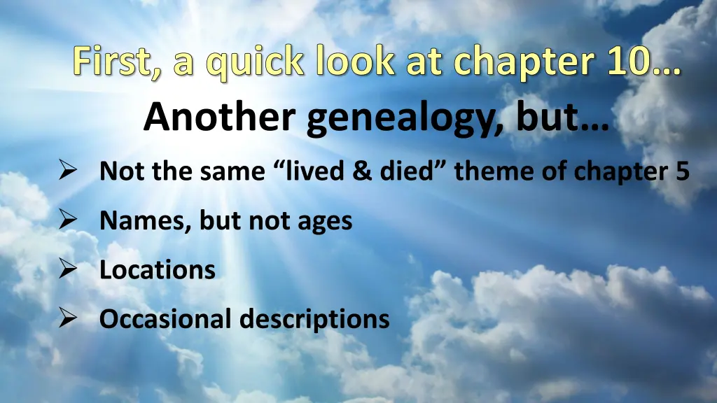 first a quick look at chapter 10 another