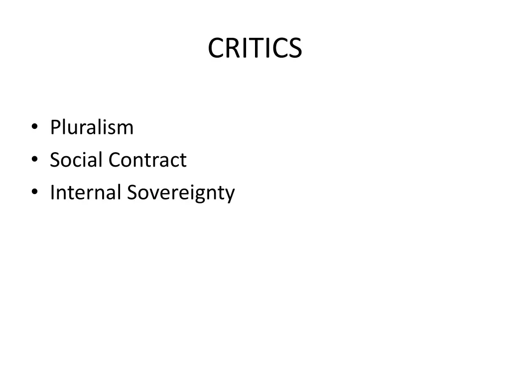 critics