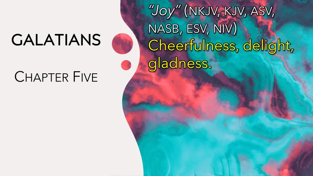 joy nkjv kjv asv nasb esv niv cheerfulness