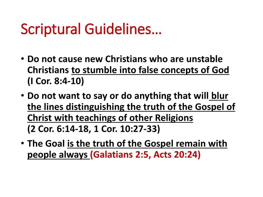 scriptural guidelines scriptural guidelines 2