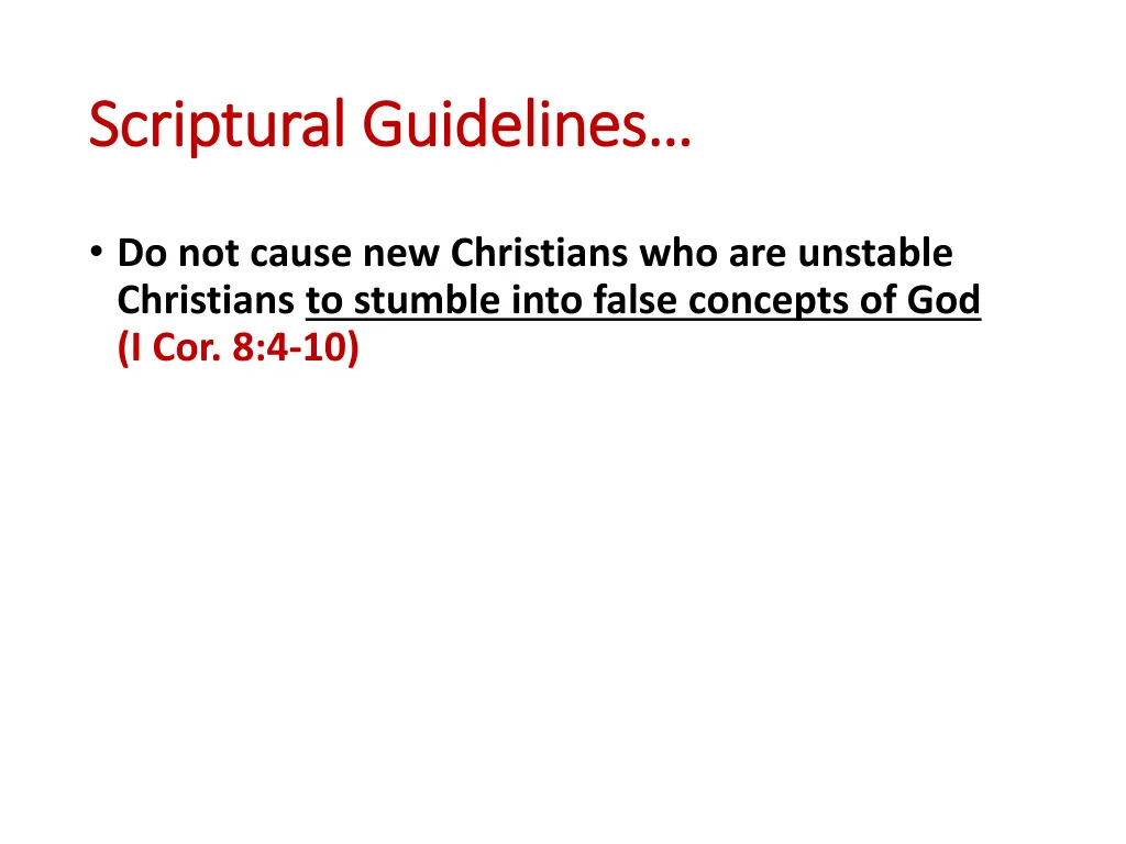 scriptural guidelines scriptural guidelines
