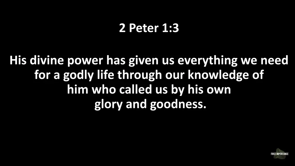 2 peter 1 3