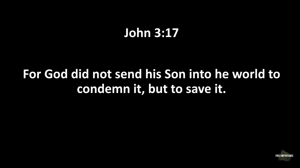 john 3 17