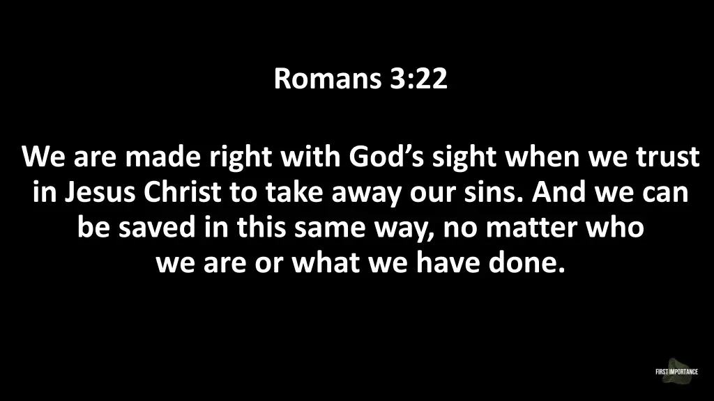 romans 3 22