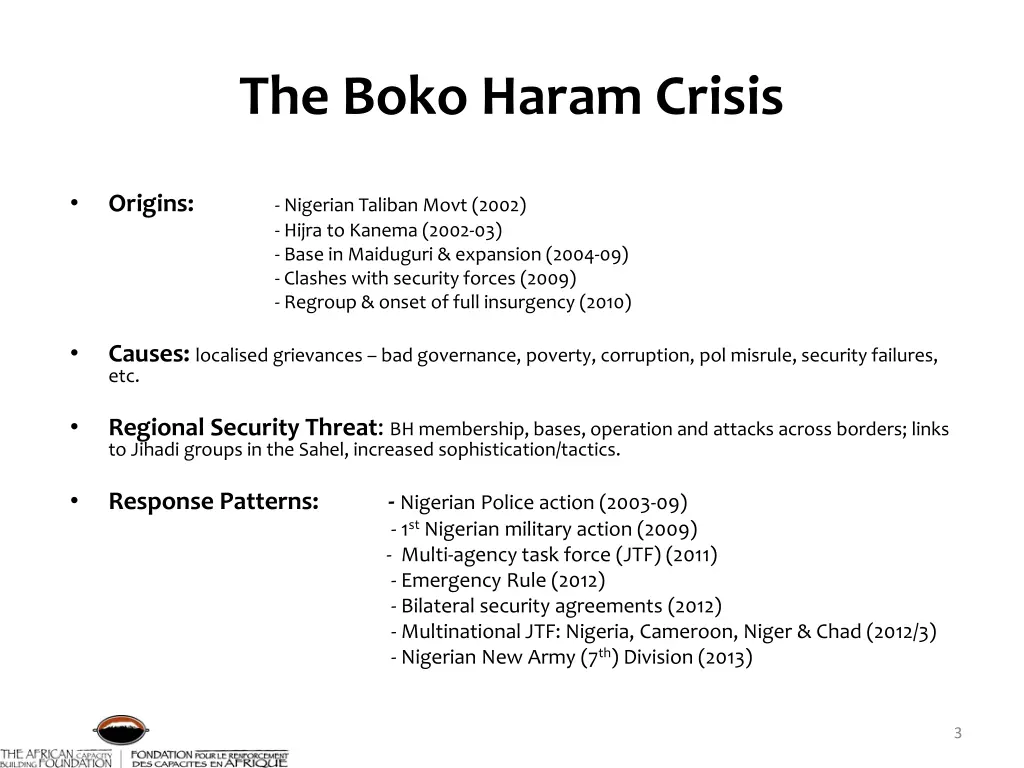 the boko haram crisis