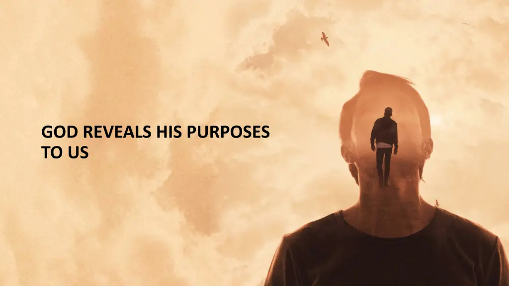 god reveals his purposes to us