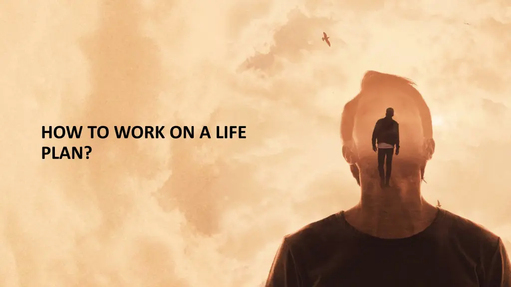 how to work on a life plan