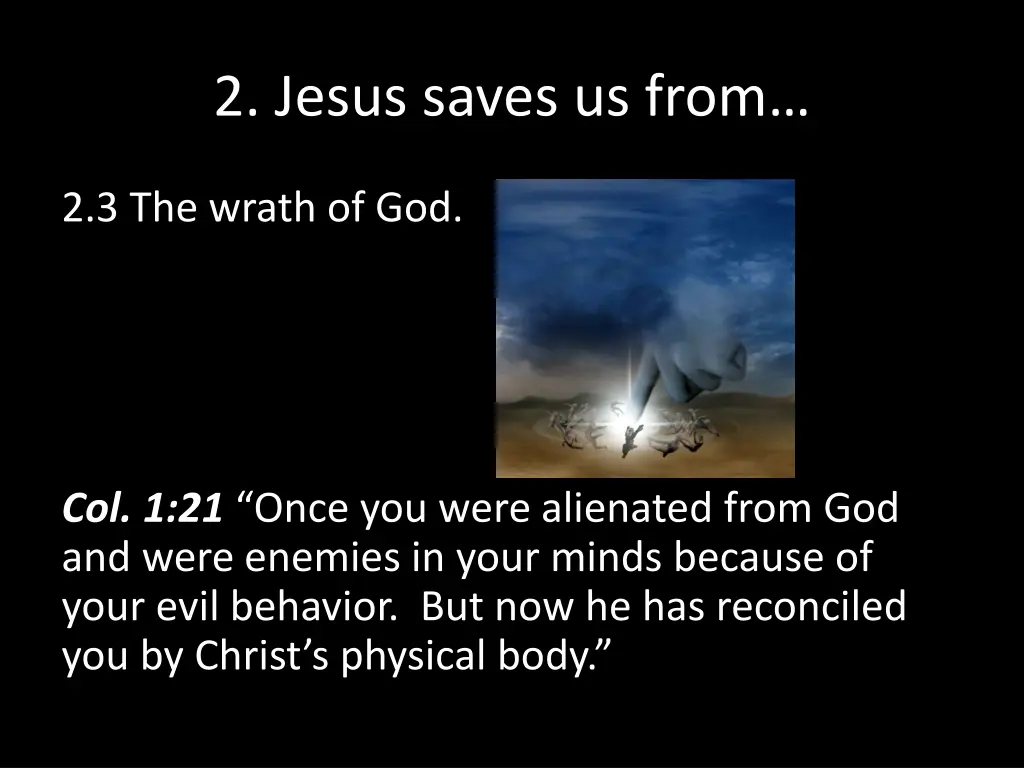 2 jesus saves us from 2