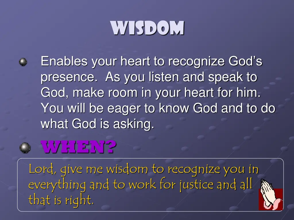 wisdom