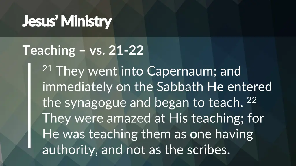 jesus ministry jesus ministry