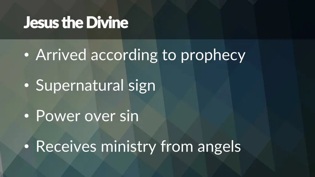 jesus the divine jesus the divine