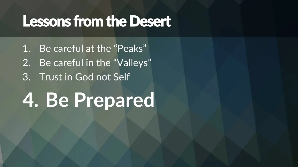 lessons from the desert lessons from the desert 3