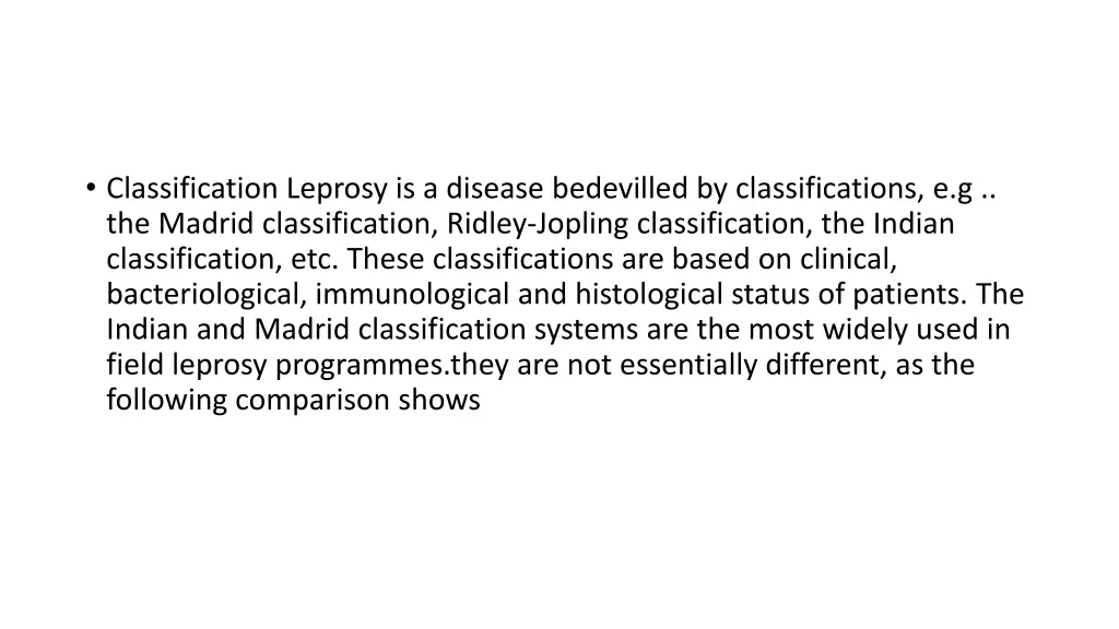 classification leprosy is a disease bedevilled