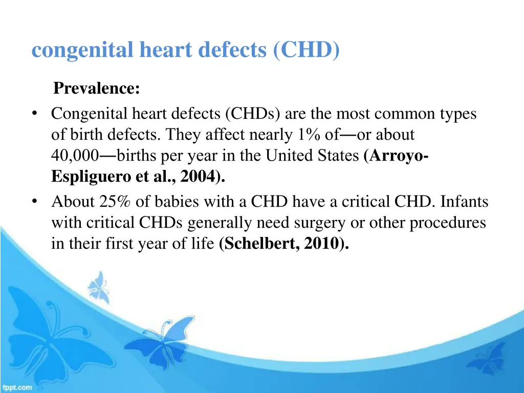 congenital heart defects chd