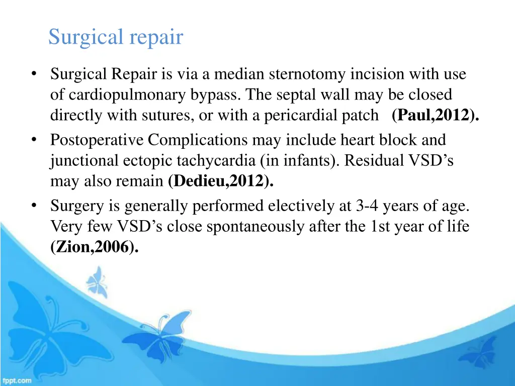 surgical repair