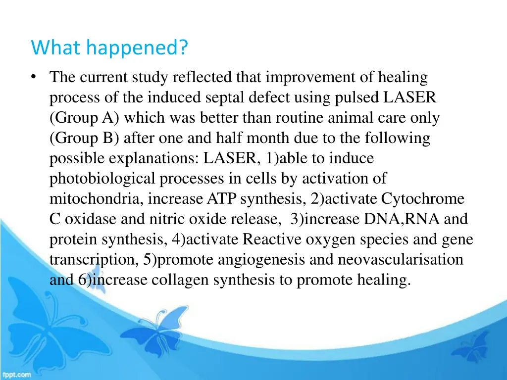 what happened the current study reflected that