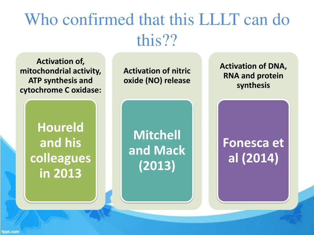 who confirmed that this lllt can do this