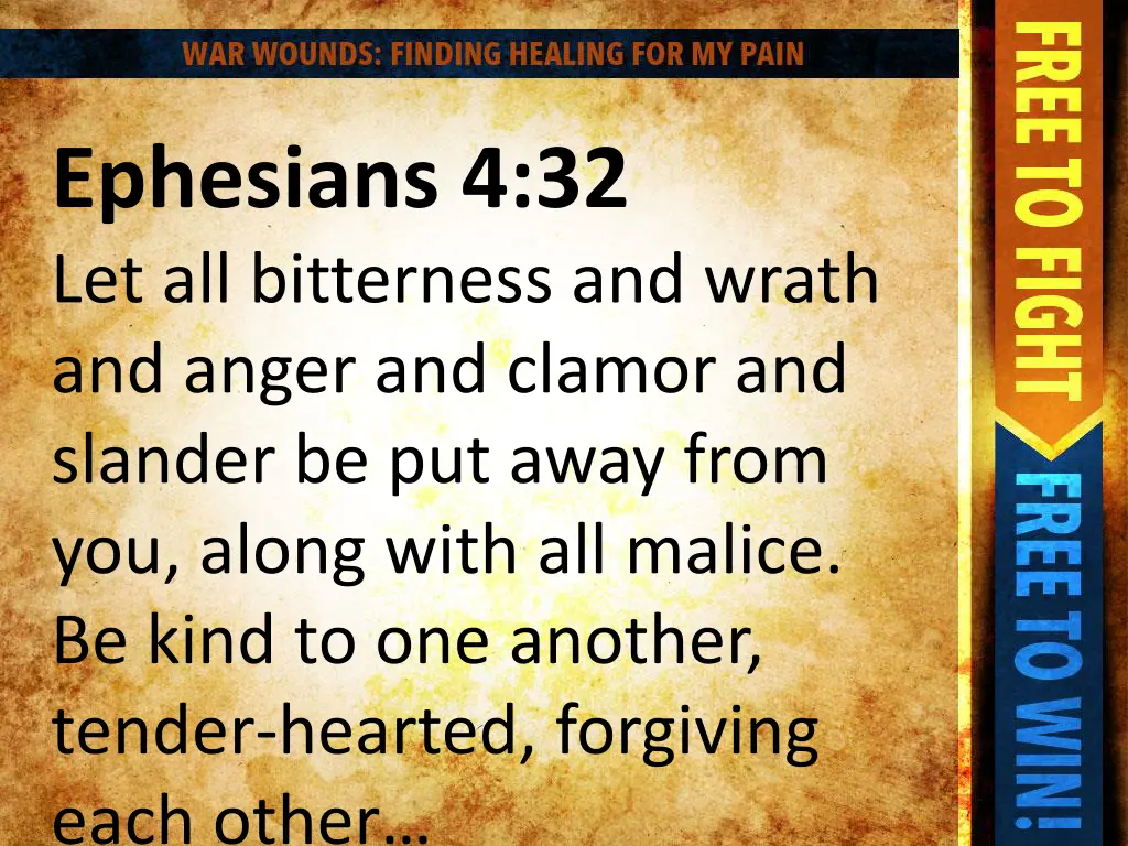 ephesians 4 32 let all bitterness and wrath