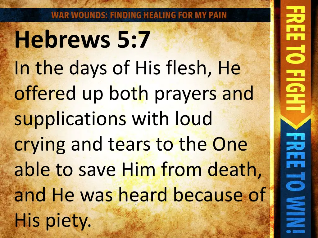 hebrews 5 7 in the days of his flesh he offered