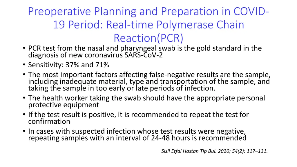 preoperative planning and preparation in covid 3