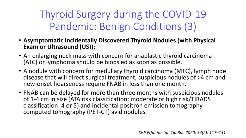 thyroid surgery during the covid 19 pandemic 3