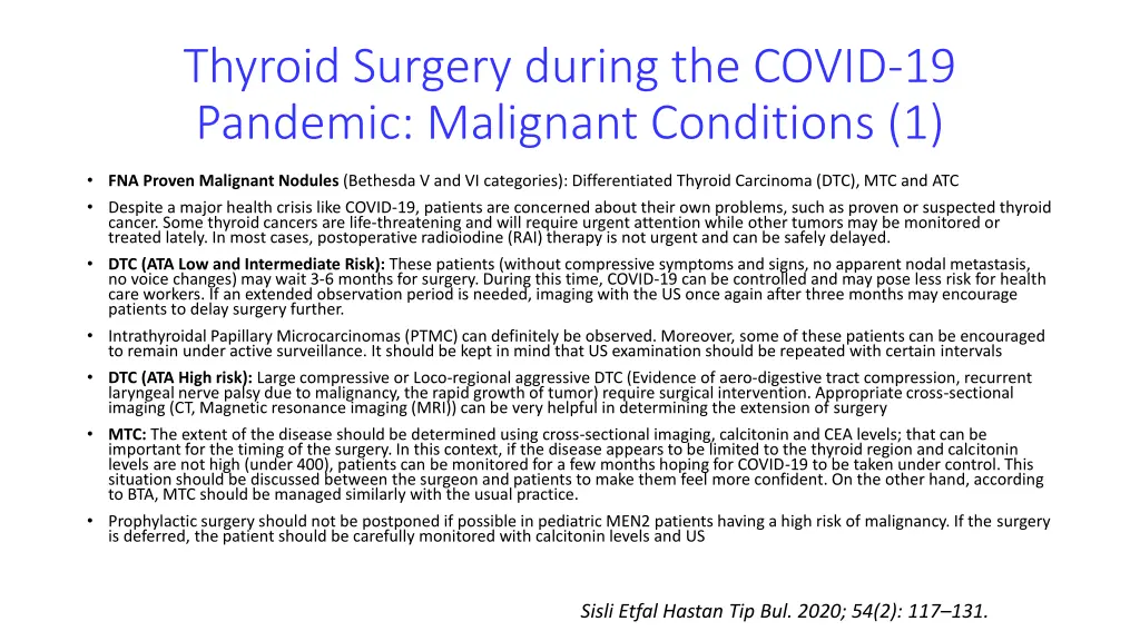 thyroid surgery during the covid 19 pandemic 4
