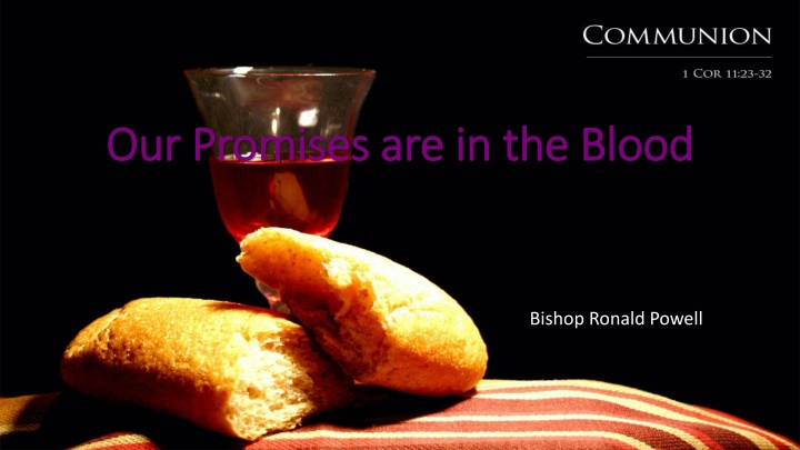 our our promises are in the blood promises