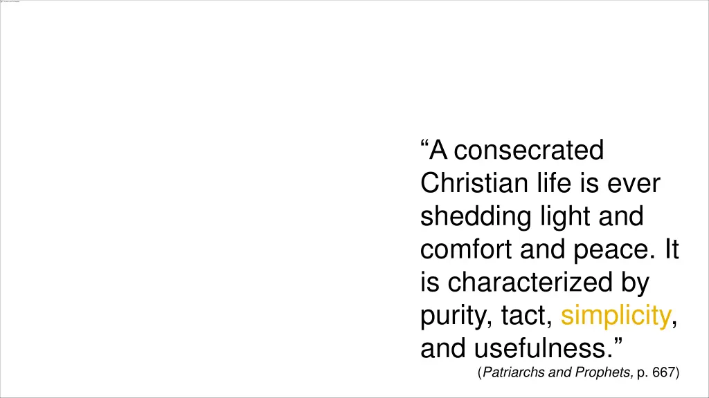 a consecrated christian life is ever shedding