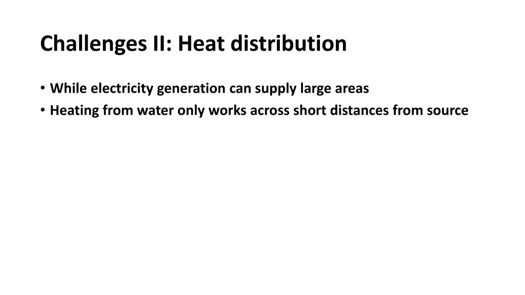 challenges ii heat distribution