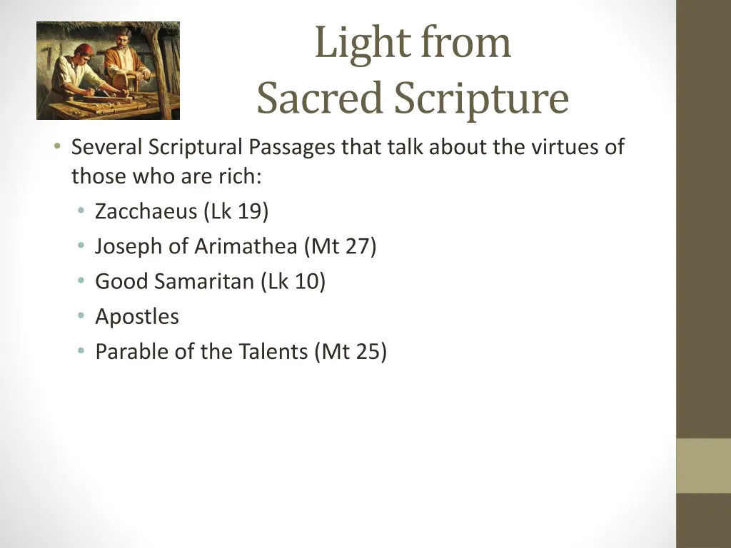 light from sacred scripture