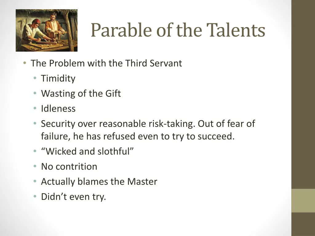 parable of the talents 1