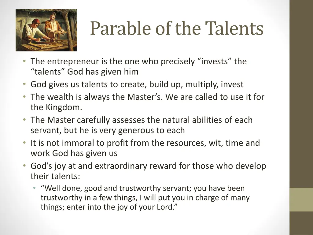 parable of the talents