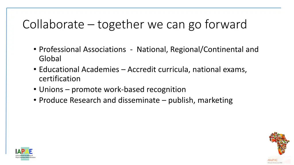 collaborate together we can go forward